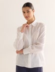 State of play Violet Lace Trim Blouse, White product photo View 07 S