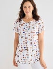 Line 7 Maestro Crushed Jacquard Tee, Spots White product photo View 05 S