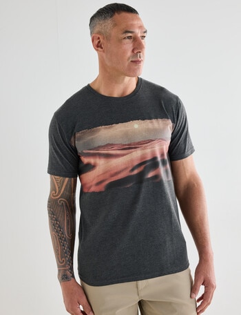 Kauri Trail T-Shirt, Dark Grey Marle product photo