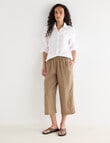 Zest Essentials Linen Long Sleeve Shirt, White product photo View 03 S