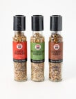 Spice Hub Glass Season Salt Grinders, 3-Pack product photo