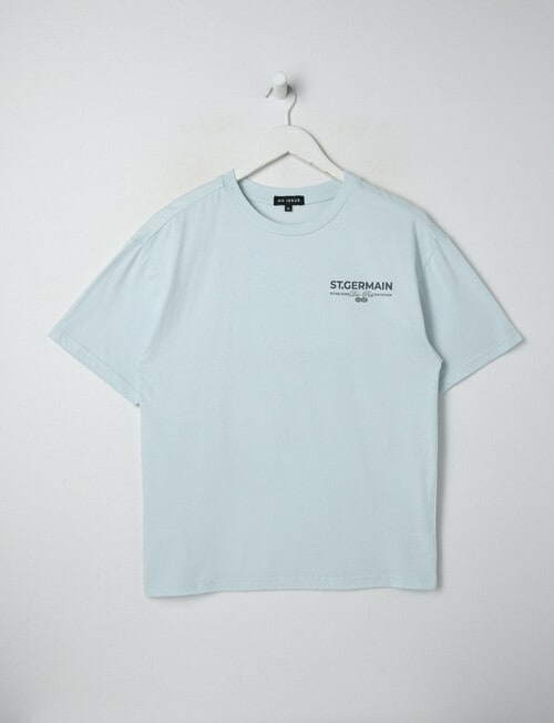 No Issue St Germain Paisley Short Sleeve Tee, Ice product photo