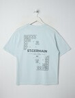 No Issue St Germain Paisley Short Sleeve Tee, Ice product photo View 02 S