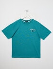 No Issue Tokyo Rising Sun Short Sleeve Tee, Jade product photo