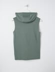 No Issue St Germain Hooded Tank, Moss product photo View 02 S