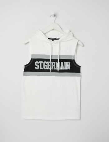 No Issue St Germain Hooded Tank, White product photo