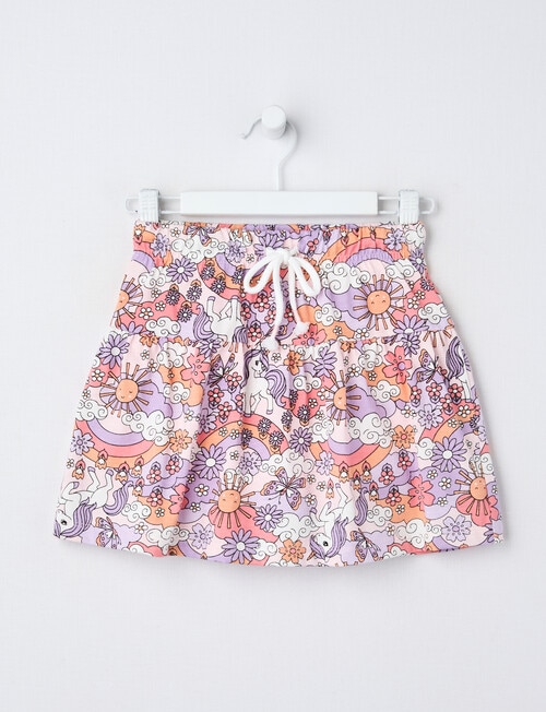 Mac & Ellie Unicorn Knit Skort, Blush product photo