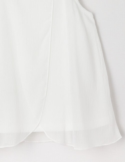 Mac & Ellie Embroidered Flower Cami, White product photo View 05 L