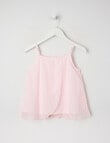 Mac & Ellie Embroidered Flower Cami, Blush product photo View 03 S