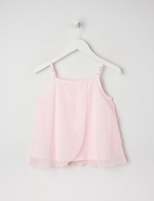 Mac & Ellie Embroidered Flower Cami, Blush product photo View 03 L