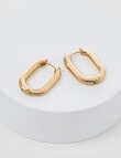 Earsense U Shaped Hoop Earring, Gold Tone product photo