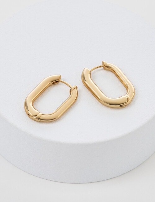 Earsense U Shaped Hoop Earring, Gold Tone product photo