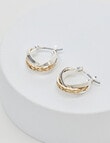Earsense Small Multi Ring Hoop Earring, Gold & Silver Tone product photo