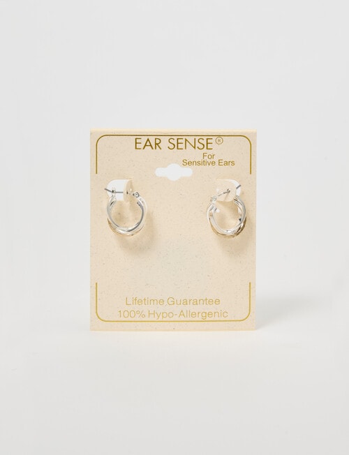 Earsense Small Multi Ring Hoop Earring, Gold & Silver Tone product photo View 03 L