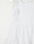 Mac & Ellie Broderie Daisy Frill Dress, White product photo View 03 S