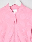 Wavetribe Shells Jacquard Long Sleeve Rashsuit, Candy Pink product photo View 02 S