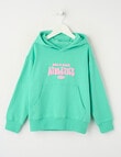 Mac & Ellie Athletics Club Pull On Hoodie, Jade product photo
