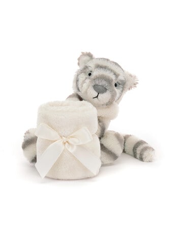 Jellycat Bashful Snow Tiger Soother product photo
