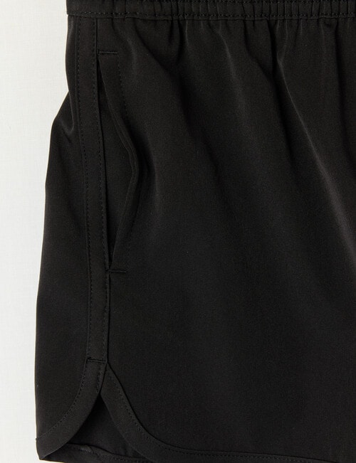 Wavetribe Stretch Boardshort, Black product photo View 02 L