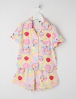 Sleep Mode Bonne Appetit, Short PJ Set, Pink, 2-8 product photo