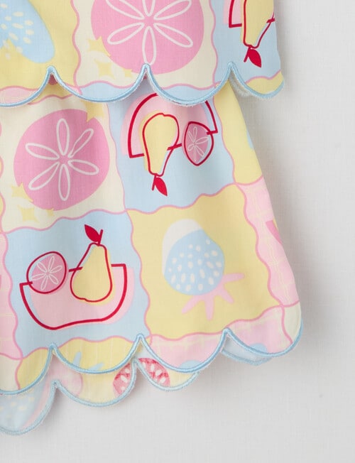 Sleep Mode Bonne Appetit Cami PJ Set, Pink, 2-8 product photo View 03 L