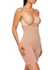Nancy Ganz Bamboo High Waist Thigh Shaper, Mahogany product photo View 02 S