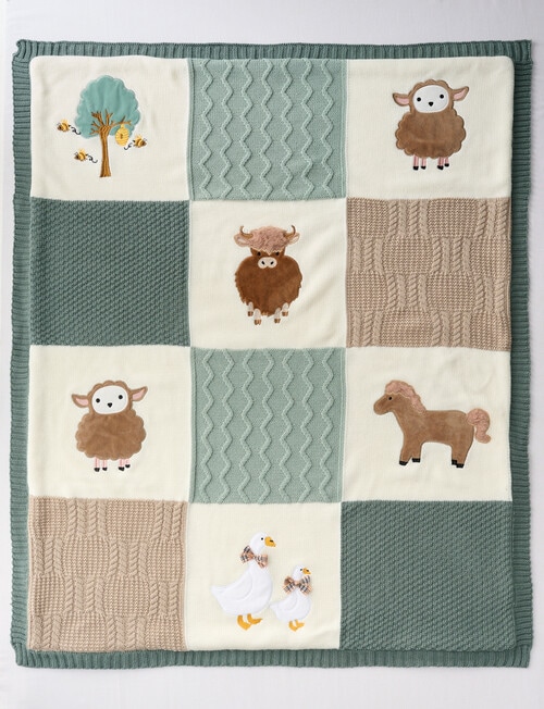 Little Bundle Heirloom Blanket, 80x100cm, Farmlands product photo