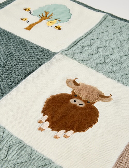 Little Bundle Heirloom Blanket, 80x100cm, Farmlands product photo View 05 L