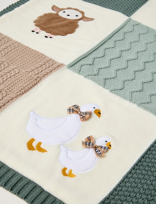 Little Bundle Heirloom Blanket, 80x100cm, Farmlands product photo View 06 L