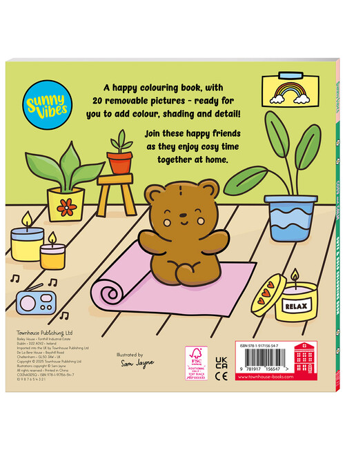 Colouring Book Sunny Day Cosy & Calm product photo View 03 L