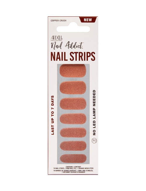 Ardell Nail Addict Strips, Copper Crush product photo