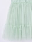 Mac & Ellie Party Collection Frill Tulle Embroidery Dress, Mint product photo View 04 S