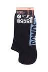 Bonds Logo No-Show Socks, 3-Pack, Summer Storm, 3-11 product photo