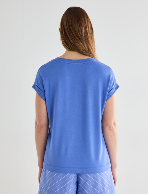 Mineral Sleep Soft Lounge Tee, Soft Blue product photo View 02 L