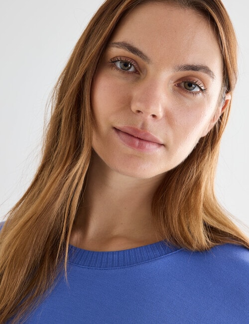 Mineral Sleep Soft Lounge Tee, Soft Blue product photo View 04 L