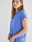 Mineral Sleep Soft Lounge Tee, Soft Blue product photo View 06 S