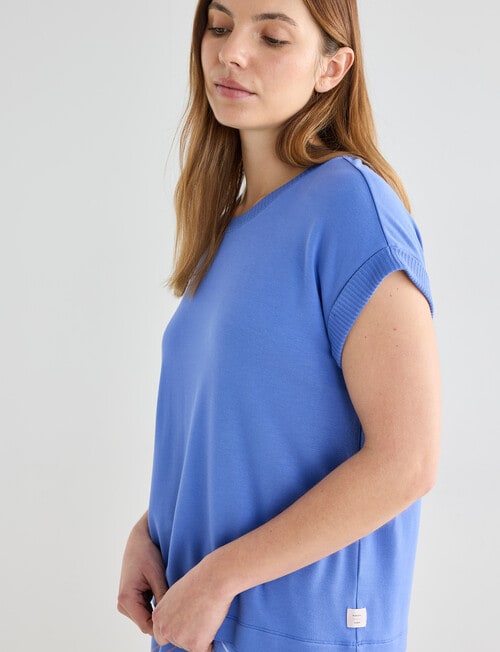 Mineral Sleep Soft Lounge Tee, Soft Blue product photo View 06 L