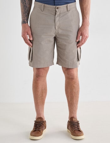 Kauri Trail Ripstop Cargo Shorts, Taupe product photo
