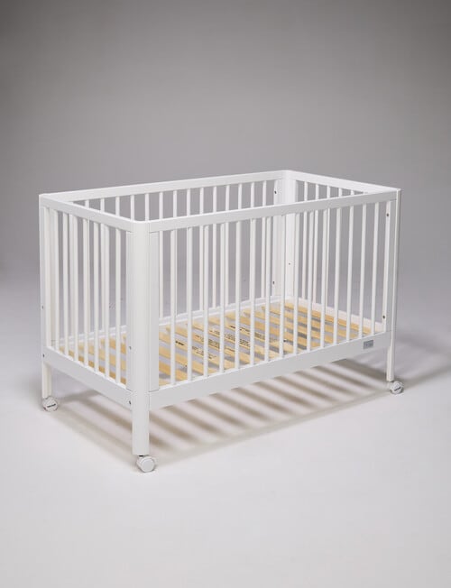 Babyhood Luna Cot, White product photo View 03 L