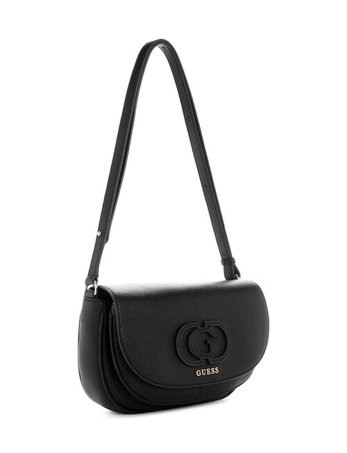 Guess Calebra Convertible Crossbody Flap Bag, Black product photo View 03 L