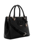 Guess Calebra Hobo Status Satchel Bag, Black product photo View 03 S