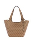 Guess Calista Tote Bag, Latte Logo product photo View 03 S