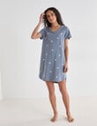 Zest Sleep Butterfly T-shirt Nightie, Tarragon, 8-22 product photo