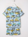 Sleep Mode Monster Truck Short PJ Set, Blue, 2-8 product photo