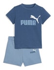 Puma Essential Tee & Shorts Set, Dark Indigo product photo