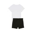 Puma Essential Tee & Shorts Set, Puma White-Archive Gold product photo View 02 S