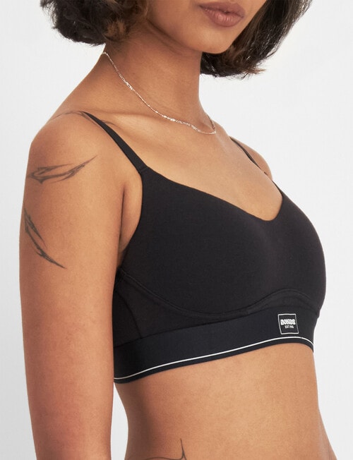 Bonds H/H Wire Free Bra, Black product photo View 02 L