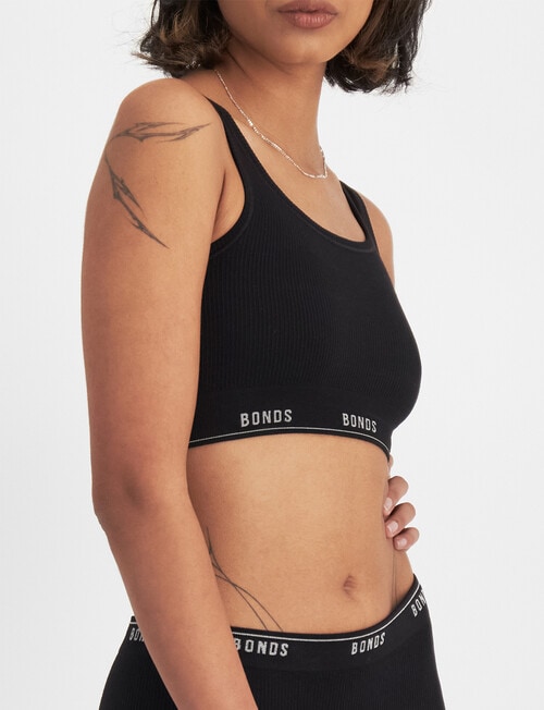 Bonds Originals VBR Crop Bra, Black product photo View 02 L