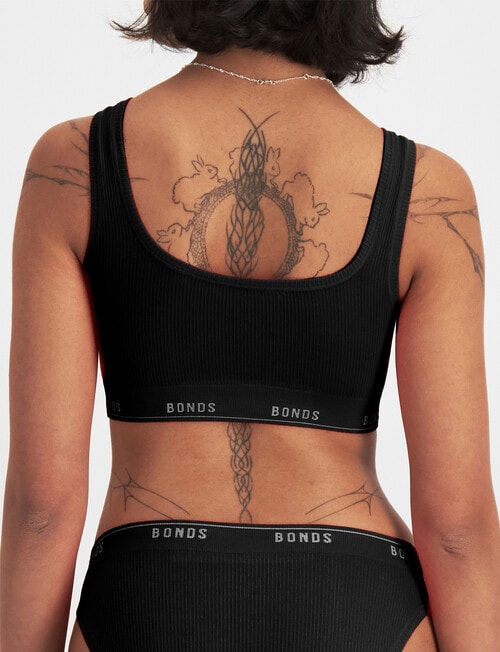 Bonds Originals VBR Crop Bra, Black product photo View 03 L