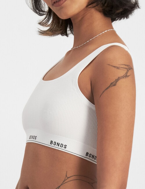 Bonds Originals VBR Crop Bra, White product photo View 02 L